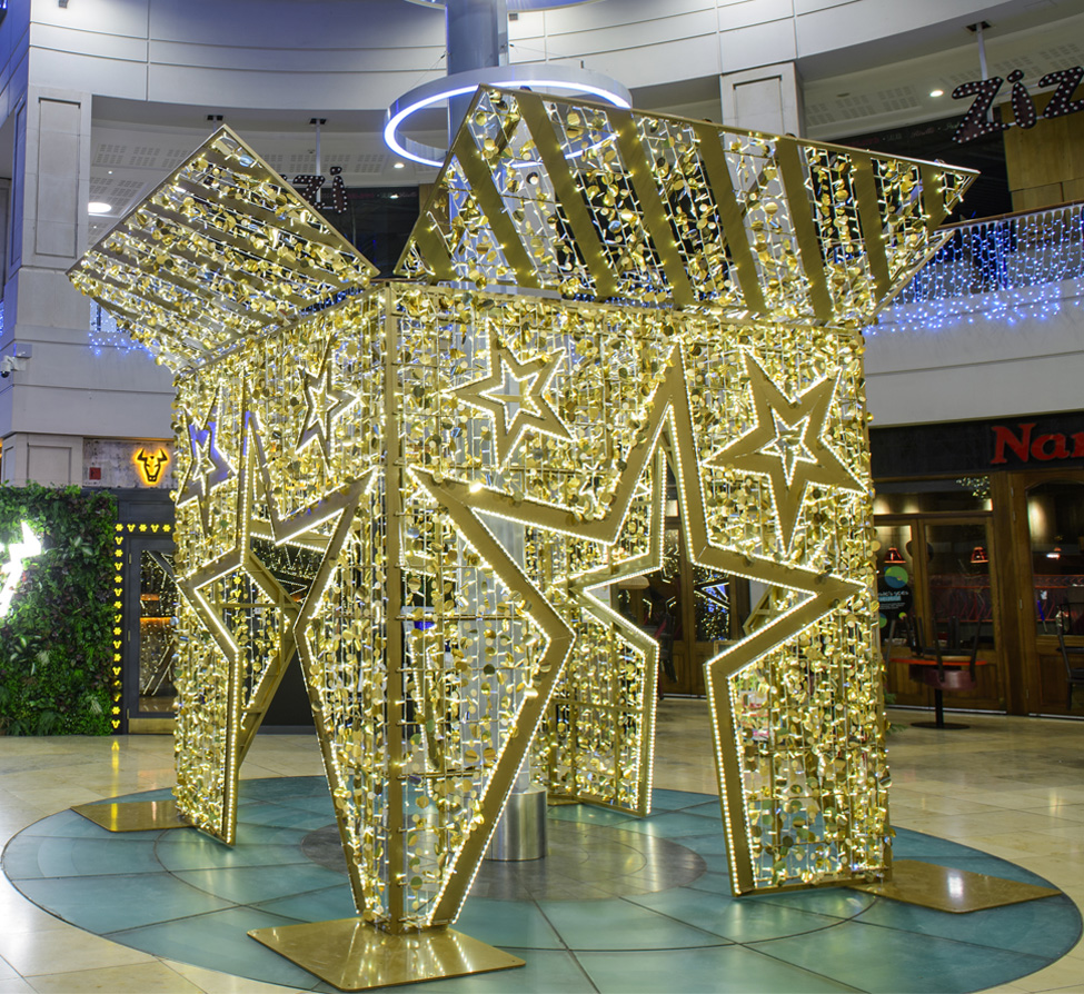 Shopping centre Christmas display