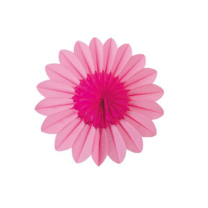 A product image of a pink paper flower.