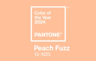 Pantone Colour of the Year 2024 Peach Fuzz swatch
